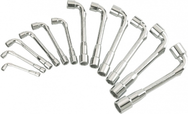 Jeu de 12 clés à pipe débouchées polies 6x6 pans en mm. disponible abidjan cote d'ivoire.