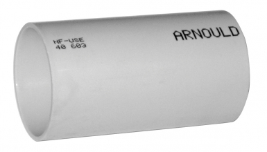 Jeu de 2 manchons pour conduits rigides irl ø 25 pvc blanc. disponible abidjan cote d'ivoire.