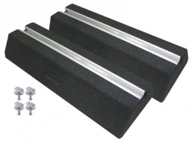 Jeu de 2 pieds supports horizontaux - longueur 600 mm (rail + 4 écrous m8). disponible abidjan cote d'ivoire.