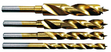 Jeu de 4 forets à bois, en titane - ø queue 3,2 mm - ø foncti. disponible abidjan cote d'ivoire.