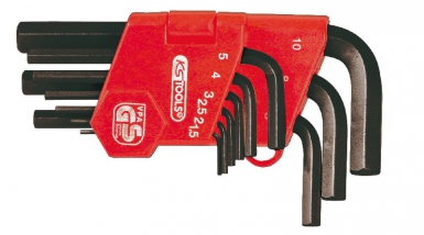 Jeu de 9 clés mâles 6 pans courtes : ø 1,5 - 2 - 2,5 - 3 - 4 - 5 - 6 - 8 - 10 mm. disponible abidjan cote d'ivoire.