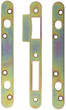 Jeu de gâches plates 20 mm, trous ronds écartés, révers. disponible abidjan cote d'ivoire.