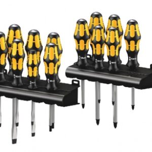 Jeu de tournevis kraftform : le tournevis-burin + rack - 13 pièces (sph / a / spz / torx). disponible abidjan cote d'ivoire.