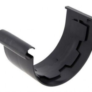 Jonction pour gouttière de demi-ronde 25 à coller pvc - couleur anthracite. disponible abidjan cote d'ivoire.