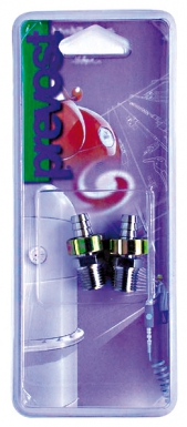 Jonctions , filetage conique mâle 3/8"g pour tuyau ø 9 mm + 2 colliers (blister de 2). disponible abidjan cote d'ivoire.