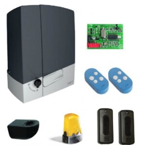 Kit automatisme bxv400k04 pour portail coulissant jusqu'à 400 kg/14 m 24v dc gris. disponible abidjan cote d'ivoire.