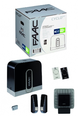 Kit d'automatisme de portail coulissant " cyclo kit " portail maxi 400 kg. disponible abidjan cote d'ivoire.