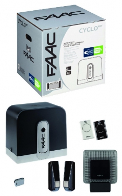 Kit d'automatisme de portail coulissant " cyclo kit " portail maxi 800 kg. disponible abidjan cote d'ivoire.