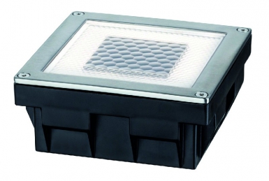 Kit d'encastrés sol special line solar cube led acier inox, 1x0,24 w 3,6 lm 2700°k incl. disponible abidjan cote d'ivoire.