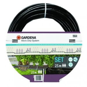 Kit d'initiation 25 m de tuyau à goutteurs incorporés et bouchon fin de ligne - réf. disponible abidjan cote d'ivoire.