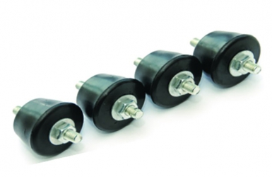 Kit de 4 plots anti-vibratiles + écrous et rondelles 8 mm. disponible abidjan cote d'ivoire.