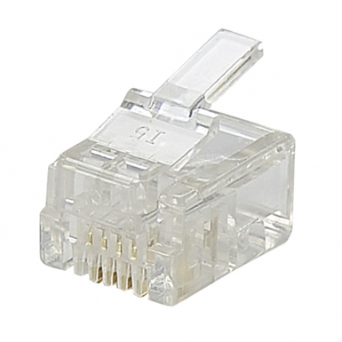 Kit de 6 fiches rj11 à sertir. disponible abidjan cote d'ivoire.