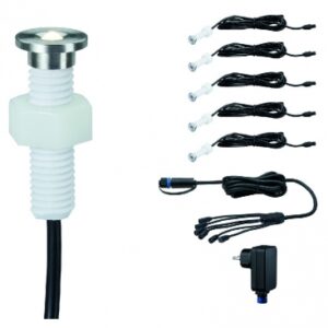 Kit de base encastrés plug & shine micropen ii ip67 3000 k 5x0,22 w 5x3 lm 230/24v, incl. disponible abidjan cote d'ivoire.