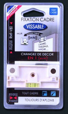 Kit de fixation cadre magnétique à visser au mur pour tout cadre. disponible abidjan cote d'ivoire.