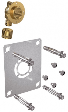 Kit fixation robinetterie "robifix" monotrou - pour cloisons en plaque de plâtre - f1/2" - per16 - à glissement. disponible abidjan cote d'ivoire.