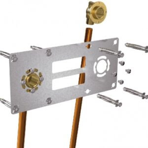 Kit fixation robinetterie "robifix" - pour cloisons en plaque de plâtre - f1/2" - cuivre/per14 - à glissement. disponible abidjan cote d'ivoire.