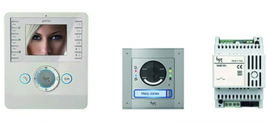 Kit portier vidéo en saillie avec boitier mural mtm + bianca avec alimentation. disponible abidjan cote d'ivoire.