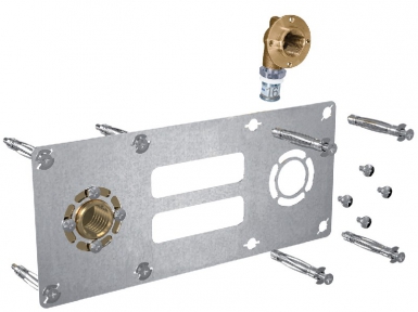 Kit robifix 16 x 1/2" pour multicouches - livré avec plaque, visserie et raccords à sertir multicouche. disponible abidjan cote d'ivoire.