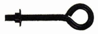 Lacet d'espagnolette à écrou 14x60 mm noir. disponible abidjan cote d'ivoire.