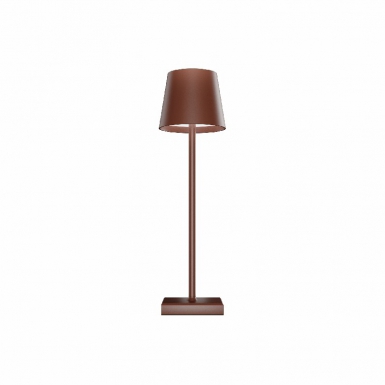 Lampe de table décorative à led lievo switch 3,5 w 270 lm 120º switch 2700°k/3200°k/4000°k corten ip54 ik08. disponible abidjan cote d'ivoire.