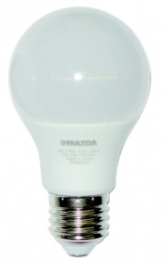 Lampe led " mzd led a60 e27 " 6w 470 lm 827 fr nd. disponible abidjan cote d'ivoire.