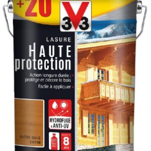 Lasure bois haute protection - incolore - 5 l + 20%. disponible abidjan cote d'ivoire.