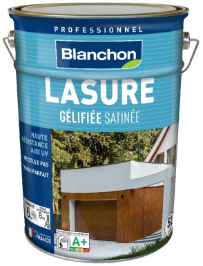 Lasure gélifiée satiné - rendement indicatif : 12 m²/l/couche - chêne clair - cond. disponible abidjan cote d'ivoire.