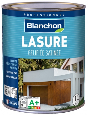 Lasure gélifiée satiné - rendement indicatif : 12 m²/l/couche - chêne rustique - cond. disponible abidjan cote d'ivoire.