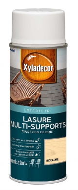 Lasure multi-supports en bombe - teinte gris urbain - 400ml. disponible abidjan cote d'ivoire.