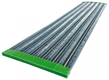 Lattis métallique nervuré - 0,6 x 2,5 m. disponible abidjan cote d'ivoire.