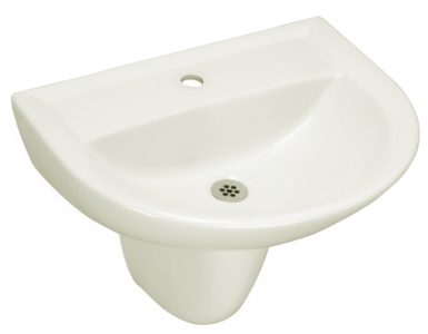 Lavabo mural ulysse 2 60 x 47 cm - sans trop-plein. disponible abidjan cote d'ivoire.