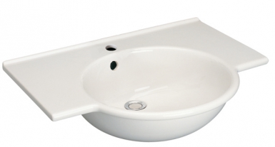 Lavabo-plan sapho 65 x 52 cm - avec trop-plein. disponible abidjan cote d'ivoire.