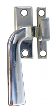 Levier de fermeture avec gâche à crochet plat chromé poignée déportée à gauche. disponible abidjan cote d'ivoire.