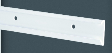 Lisse de suspension 13 trous de vis lxpx h:1950x10x47 mm - blanc. disponible abidjan cote d'ivoire.