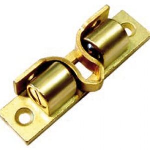 Loqueteau à bille en applique avec gâche zamak laitonné hxl: 60x14 mm. disponible abidjan cote d'ivoire.