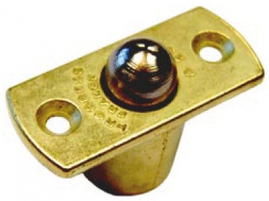 Loqueteau à bille à encastrer sans gâche laiton ø 22 platine hxl: 50x22 mm. disponible abidjan cote d'ivoire.