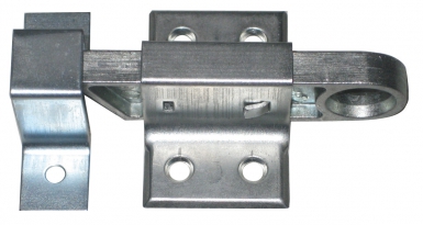 Loqueteau de vasistas à douille à oeil acier zingué platine 50x30 mm. disponible abidjan cote d'ivoire.