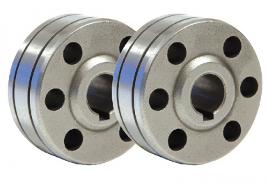 Lot de 2 galets type b pour fil alu ø 1,0 / 1,2 mm. disponible abidjan cote d'ivoire.