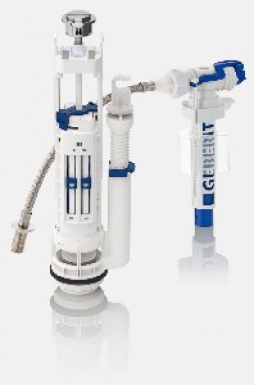 Mécanisme de chasse double touche type 290-380 + robinet - adaptation universelle. disponible abidjan cote d'ivoire.