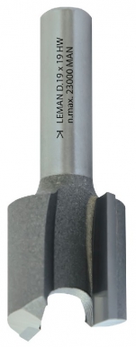 Mèche d"affleureuse ø 19 mm - queue ø 8 mm - long. disponible abidjan cote d'ivoire.