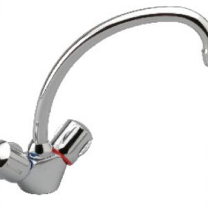 Mélangeur évier monotrou ulysse à bec tube orientable - chromé. disponible abidjan cote d'ivoire.