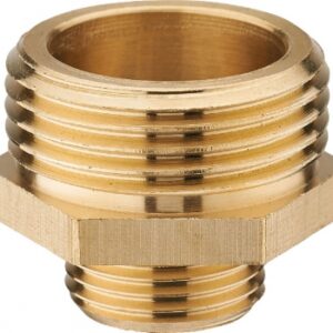 Mamelon de réduction double mâle laiton - d 15x21, d 12x17. disponible abidjan cote d'ivoire.