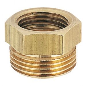 Mamelon de réduction mâle-femelle laiton - d 15x21, d 12x17. disponible abidjan cote d'ivoire.