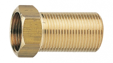 Mamelon égal mâle-femelle laiton longueur 40 mm - filetage 20x27. disponible abidjan cote d'ivoire.