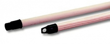 Manche à balai - bois brut avec 1 pas de vis et 1 cône d'accroche plastique - ø 24 mm l 135 cm. disponible abidjan cote d'ivoire.