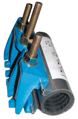 Manchon de réparation type"rf" acier galva pour renfort pe, canal. disponible abidjan cote d'ivoire.