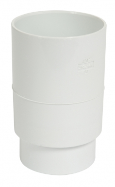 Manchon df ø 80 à coller pour gouttière de 25 - coloris blanc. disponible abidjan cote d'ivoire.