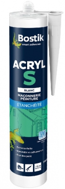 Mastic acryl s - étanchéité - blanc - cart. disponible abidjan cote d'ivoire.