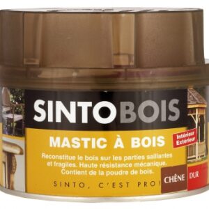 Mastic à bois sintobois standard chêne + durcisseur - boîte 170 ml - 190 g. disponible abidjan cote d'ivoire.