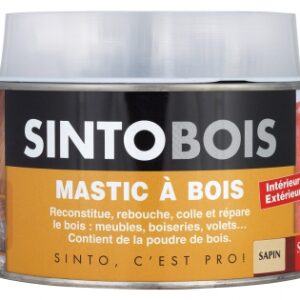 Mastic à bois sintobois standard sapin + durcisseur - boîte 500 ml - 550 g. disponible abidjan cote d'ivoire.